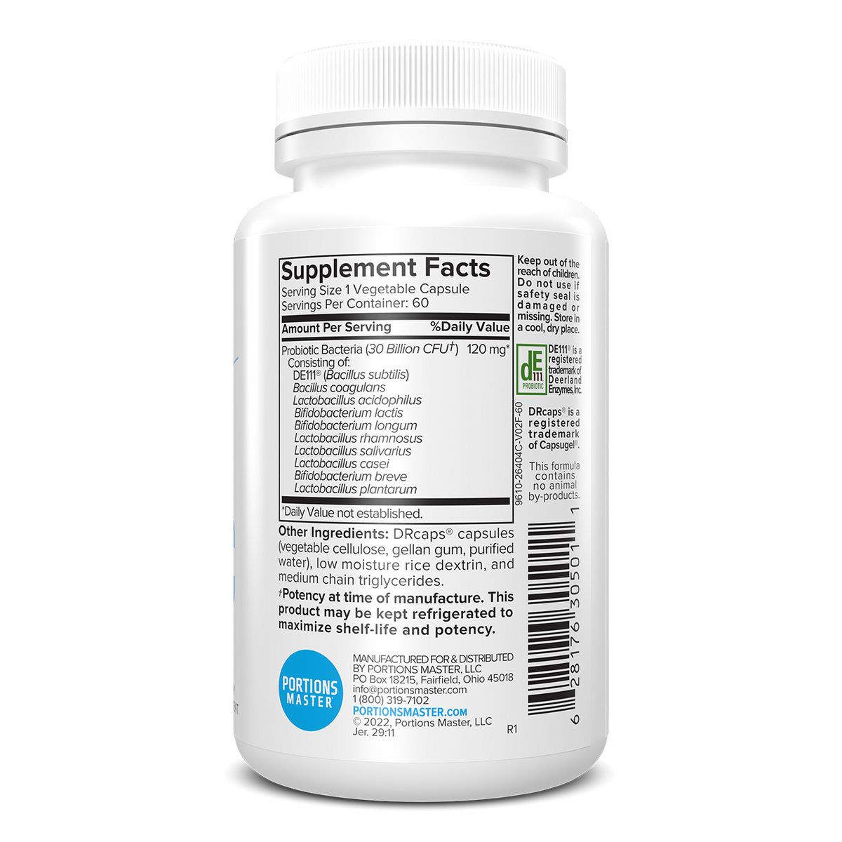 30 Billion Probiotic | 10 Strains for Gut, Immunity & Digestion | 60 Capsules