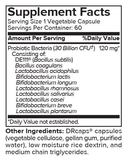 30 Billion Probiotic | 10 Strains for Gut, Immunity & Digestion | 60 Capsules
