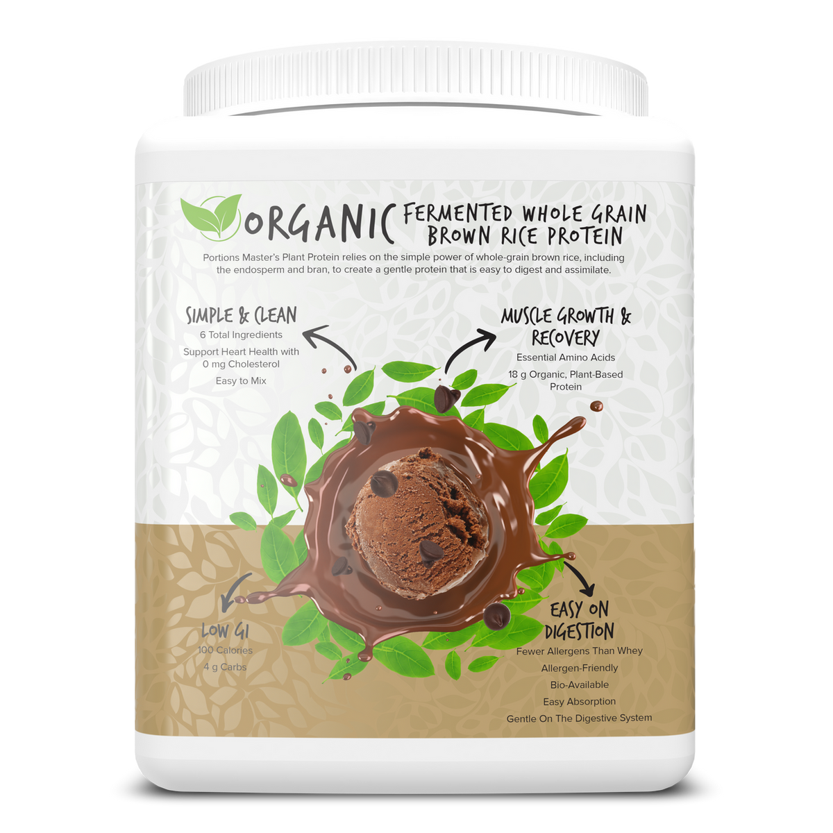 Portions Master Plant Protein Chocolate