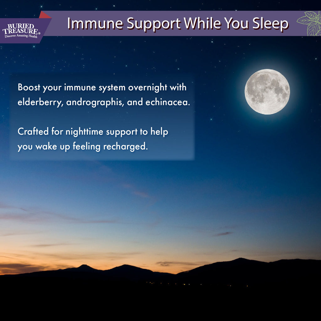 Nighttime Immune & Sleep Support Liquid | Melatonin, Elderberry & Magnesium Glycinate