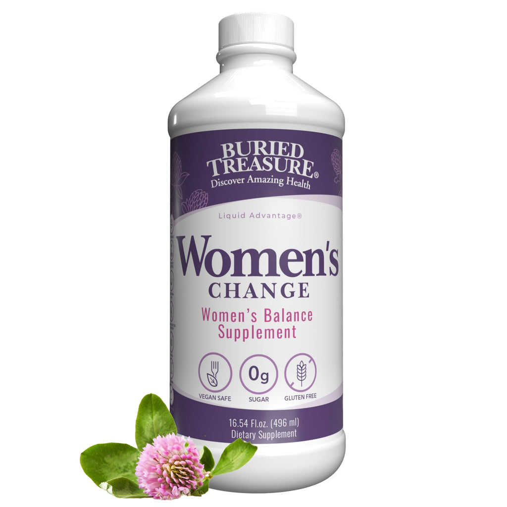 Women's Hormonal Balance & Menopause Support Liquid | Black Cohosh, Red Clover & Dong Quai | 16 Servings